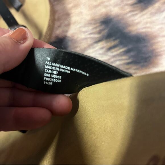 Mod Life Black Double Strap Cork Sandals Size 10 w/ Toe Loop - Picture 7 of 7